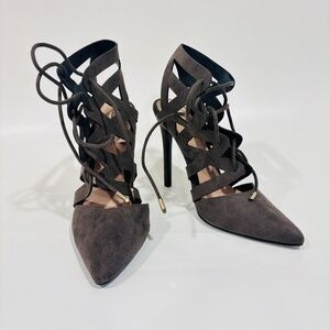CALL IT SPRING Grey lace-up high heels shoes
